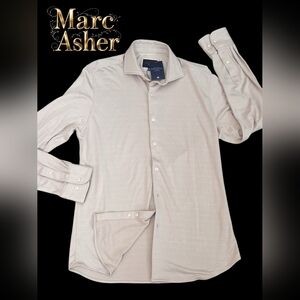 New Marc Asher button down shirt top Men size S